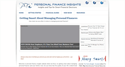 Desktop Screenshot of personal-finance-insights.com